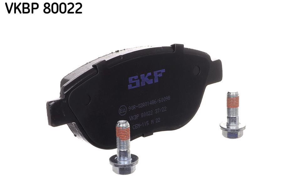 Jeu de 4 plaquettes de frein SKF ref. VKBP 80022